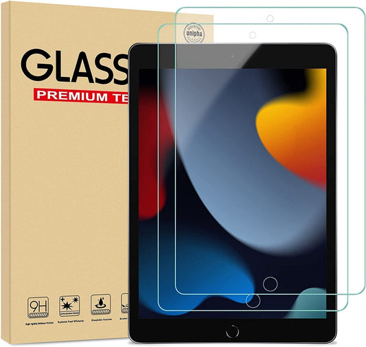 2-Pack Screen Protector for iPad Air 5/4 2022/2020 10.9-Inch, iPad Pro 11-Inch All Models, Face ID Compatible, Tempered Glass