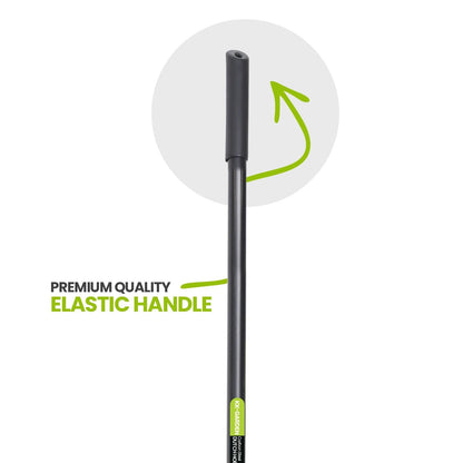 KK-TECH Premium Quality Dutch Hoe - Garden Hoe with Carbon Steel Blade, Ideal Garden Tools for Gardening and Weeding - 130cm Black