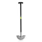 KKTECH Heavy Duty Half Moon Lawn Edger Tool – Carbon Steel Garden Edging Knife for Borders, Landscaping, Trimming, and Clean Lawn Edges - Black