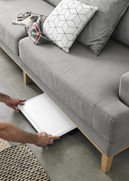 KKTECH Adjustable Table - Space-Saving Computer Table with Metal Legs, Foldable Design - Versatile Folding Tables Small for Home Office and Study, Perfect for Compact Spaces
