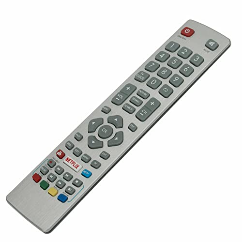 Replacement Remote Control SHW/RMC/0115 SHWRMC0115 for Sharp Aquos UHD 4K Freeview 3D HD Smart TV with Netflix Youtube NET+ Buttons