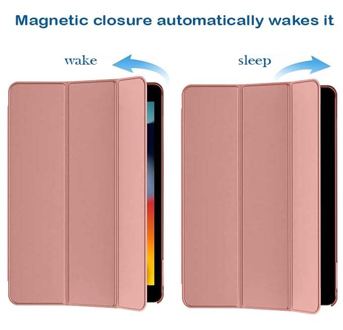 KKTECH iPad 10th Gen Case, Slim Stand Hard Back Shell Cover, Auto Wake/Sleep, Lightweight Durable