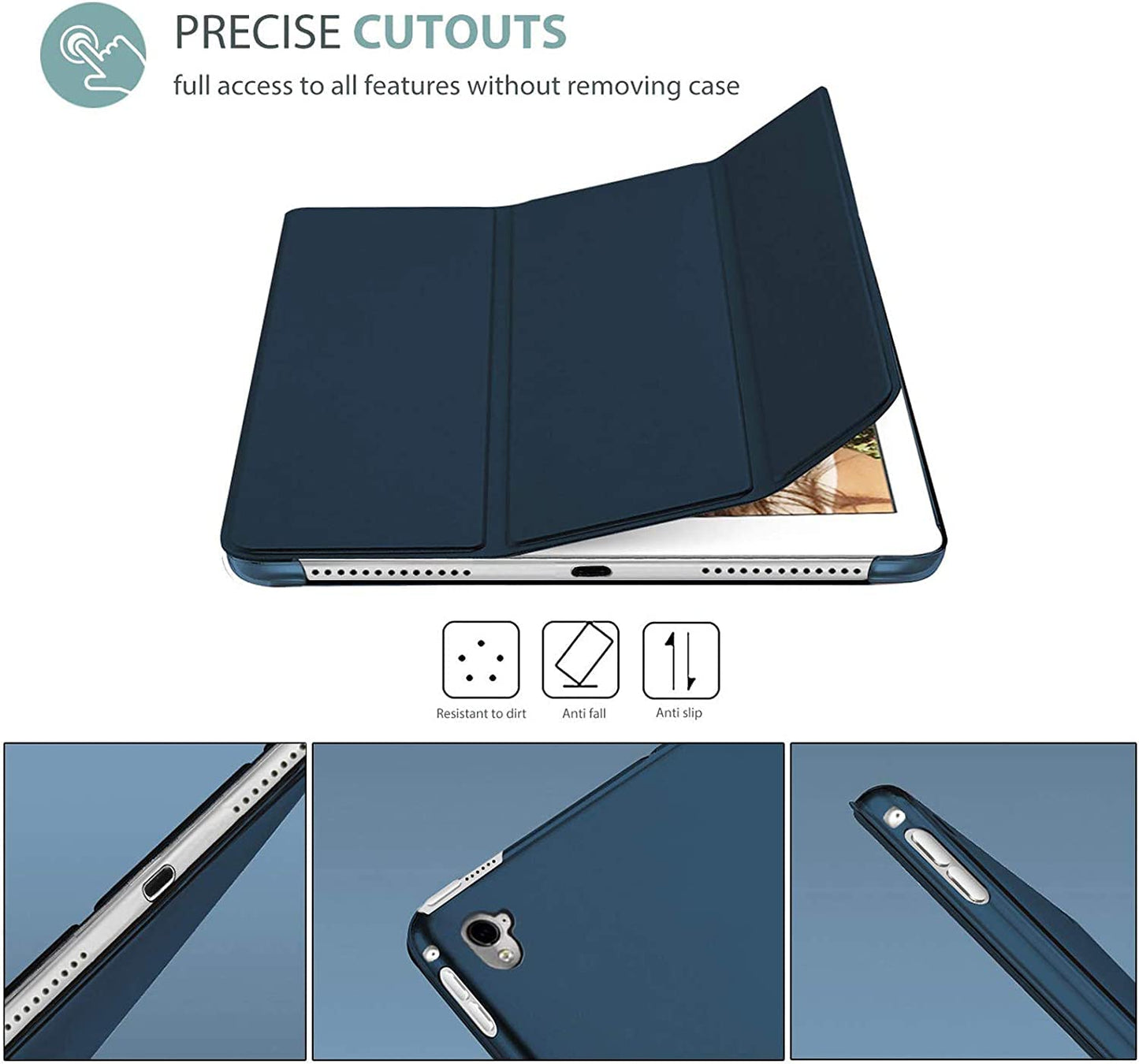 Smart Case for iPad Pro 10.5 (2017) A1701, A1709 - iPad Air 3 (2019) A2152, A2123, A2153, A2154