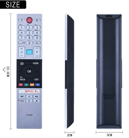 Replacement Toshiba Remote Control CT-8541 RC42150P Compatible with Toshiba Smart TVs LCD LED UHD, with Prime Video, NETFLIX Prime Buttons
