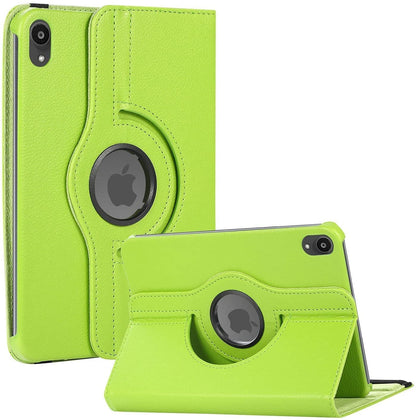MetaCloud iPad Mini 8.3 2021 6th Generation Case, 360 Degree Rotating PU Leather Protective Multi-Angle Kickstand Folio Hard Back Cover Case for iPad Mini 6th Gen 8.3" 2021 Release