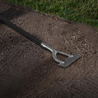 KKTECH Heavy Duty Dutch Hoe Garden Tool – Carbon Steel Dutch Hoe for Weeding, Soil Cultivation & Border Maintenance – Long Handle Garden Hoe for Lawn, Flower Beds & Vegetable Gardens