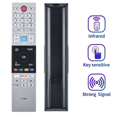 Replacement Toshiba Remote Control CT-8541 RC42150P Compatible with Toshiba Smart TVs LCD LED UHD, with Prime Video, NETFLIX Prime Buttons