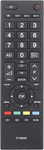 Replacement Remote Control Compatible with Toshiba TV CT-90326 CT-90380 CT-90336 CT-90351 - Universal Remote Control