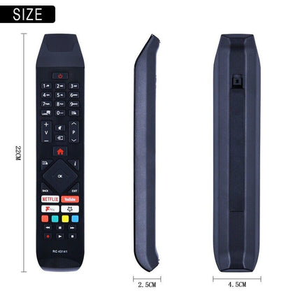 KKTECH Replacement Remote Control for Hitachi 30101754 RC43141 RC43141P Smart LED TVs
