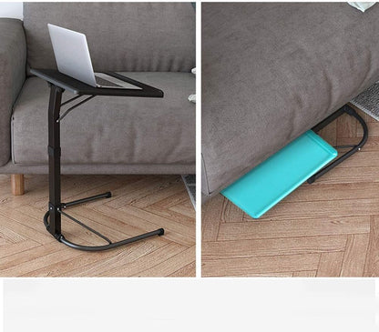 KKTECH Adjustable Table - Space-Saving Computer Table with Metal Legs, Foldable Design - Versatile Folding Tables Small for Home Office and Study, Perfect for Compact Spaces
