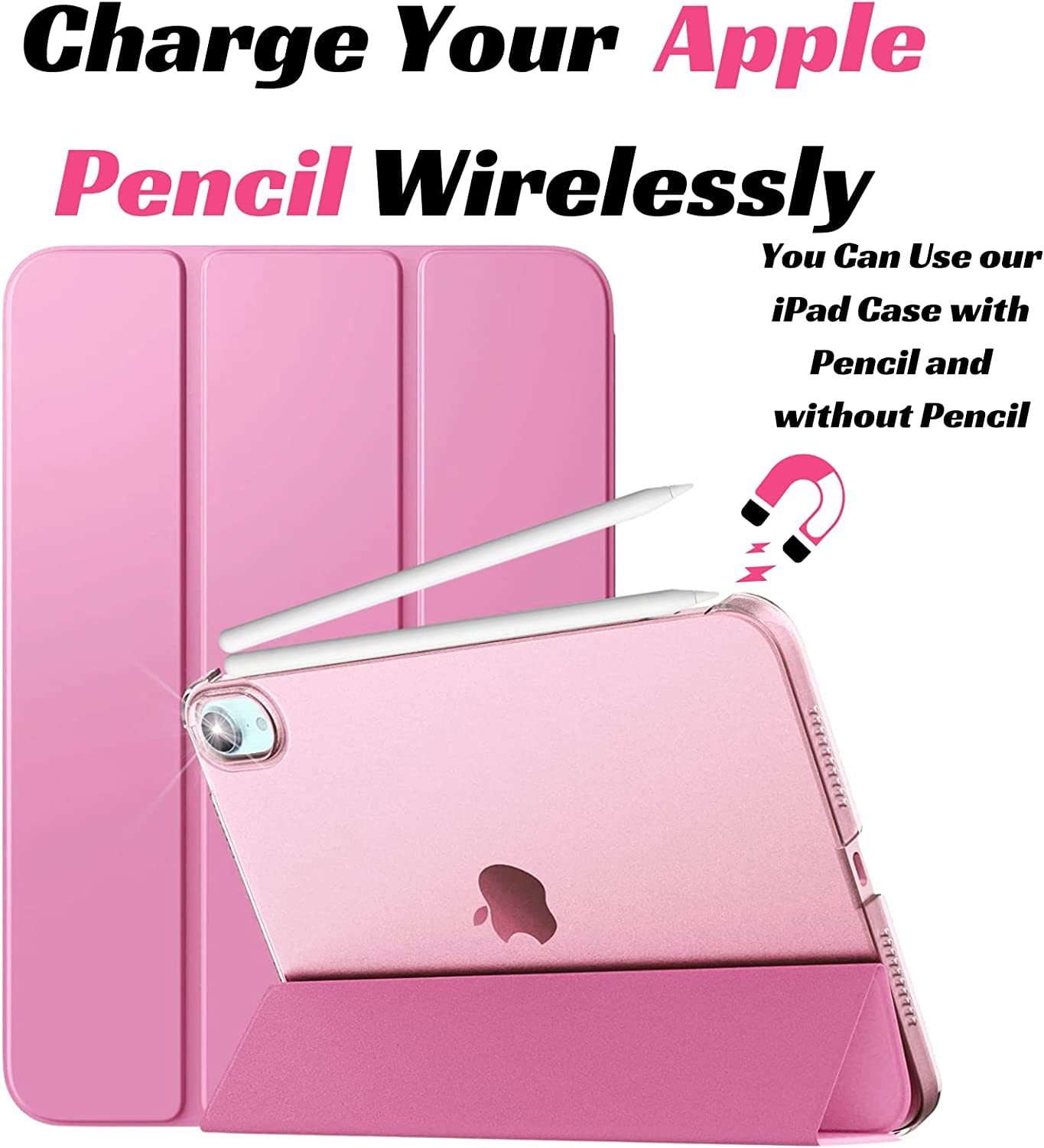 Smart Case for iPad Mini 6 (2021) 8.3 inch A2567 A2568 Magnetic Stand Case with Sleep/Wake Function