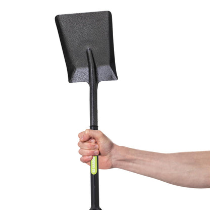 KKTECH Premium Carbon Fiber Spades for Gardening - Durable Garden Spade and Garden Shovel for Efficient Digging and Planting - Black