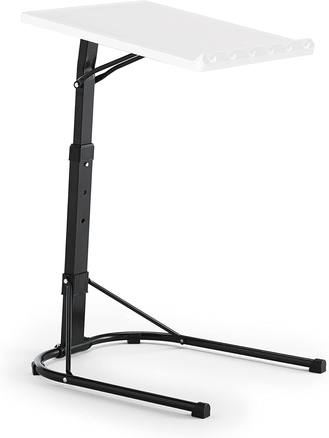 KKTECH Adjustable Table - Space-Saving Computer Table with Metal Legs, Foldable Design - Versatile Folding Tables Small for Home Office and Study, Perfect for Compact Spaces