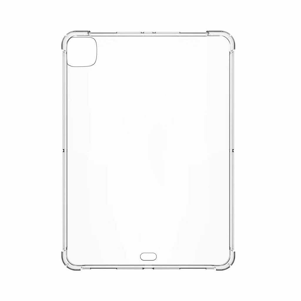 Transparent Case for iPad Pro 12.9 inch Case 2021 (5th Gen) Clear Shock Absorbing Flexible TPU Protective Cover Compatible with Pencil for iPad Pro 12.9 2021/2020
