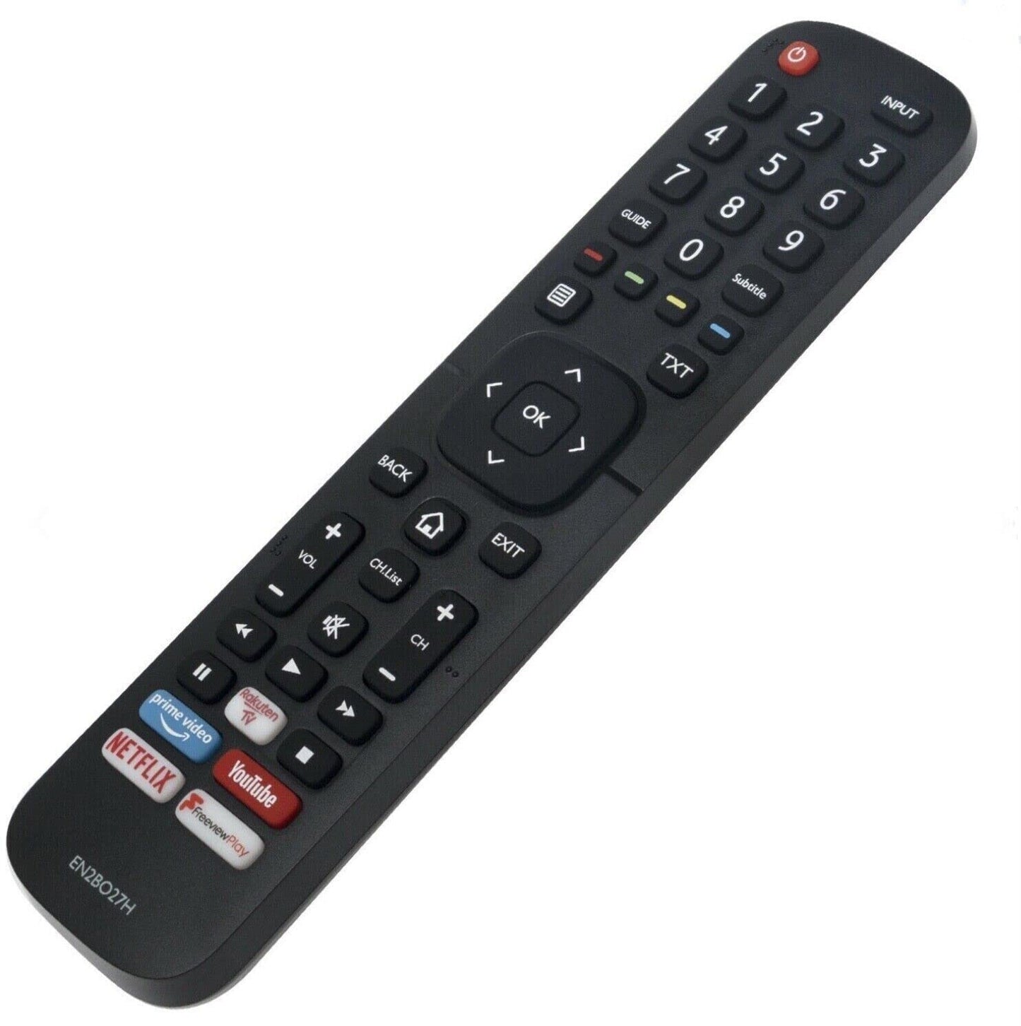 Remote Control Replacement for Hisense EN2BO27H Netflix F-Play RauktenTV Button H55B7100 H55B7300 H55B7500 H55B7510 H65B7100 H65B7300 H65B7500 H65B7510