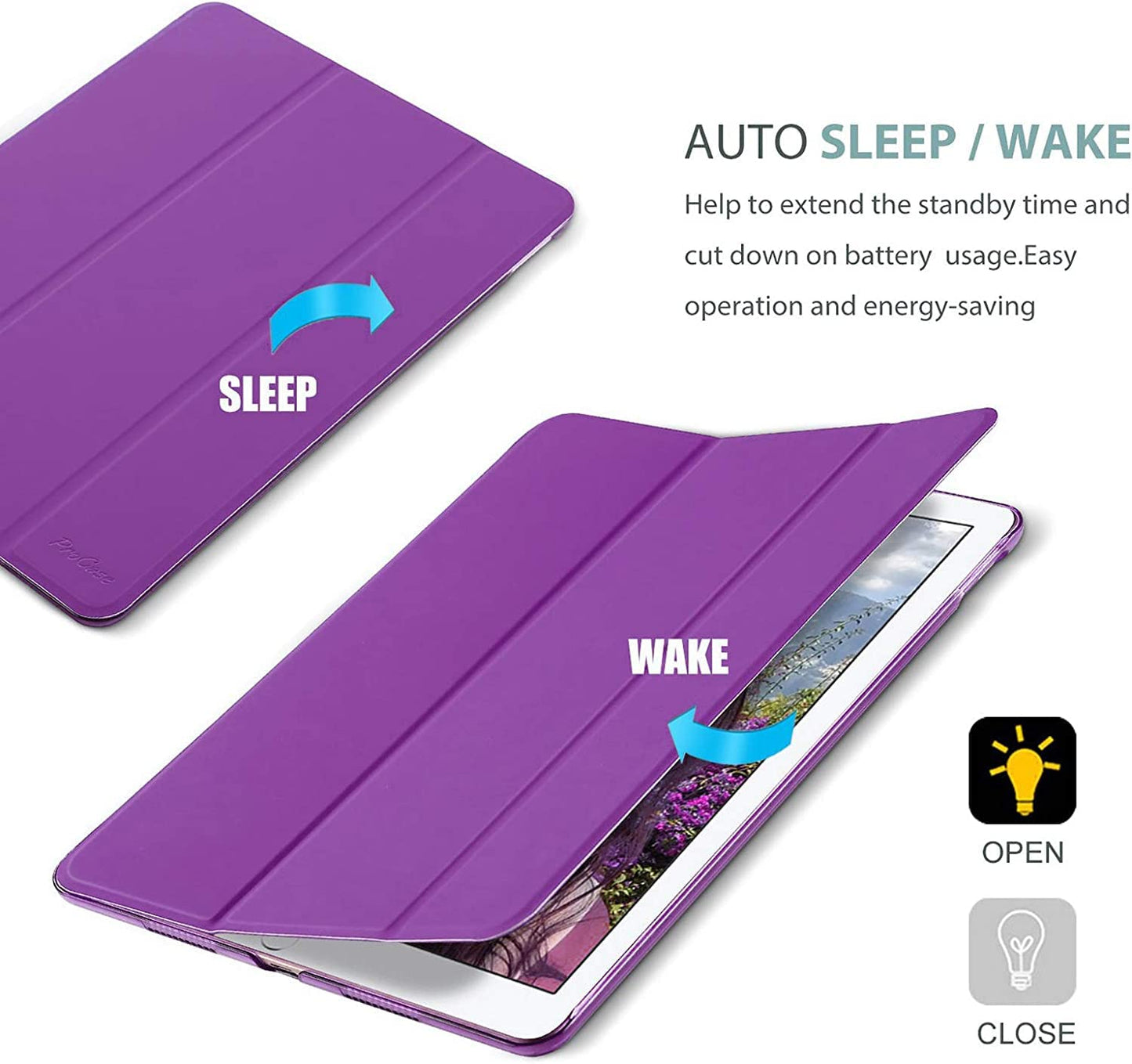 Smart Case for iPad Pro 10.5 (2017) A1701, A1709 - iPad Air 3 (2019) A2152, A2123, A2153, A2154